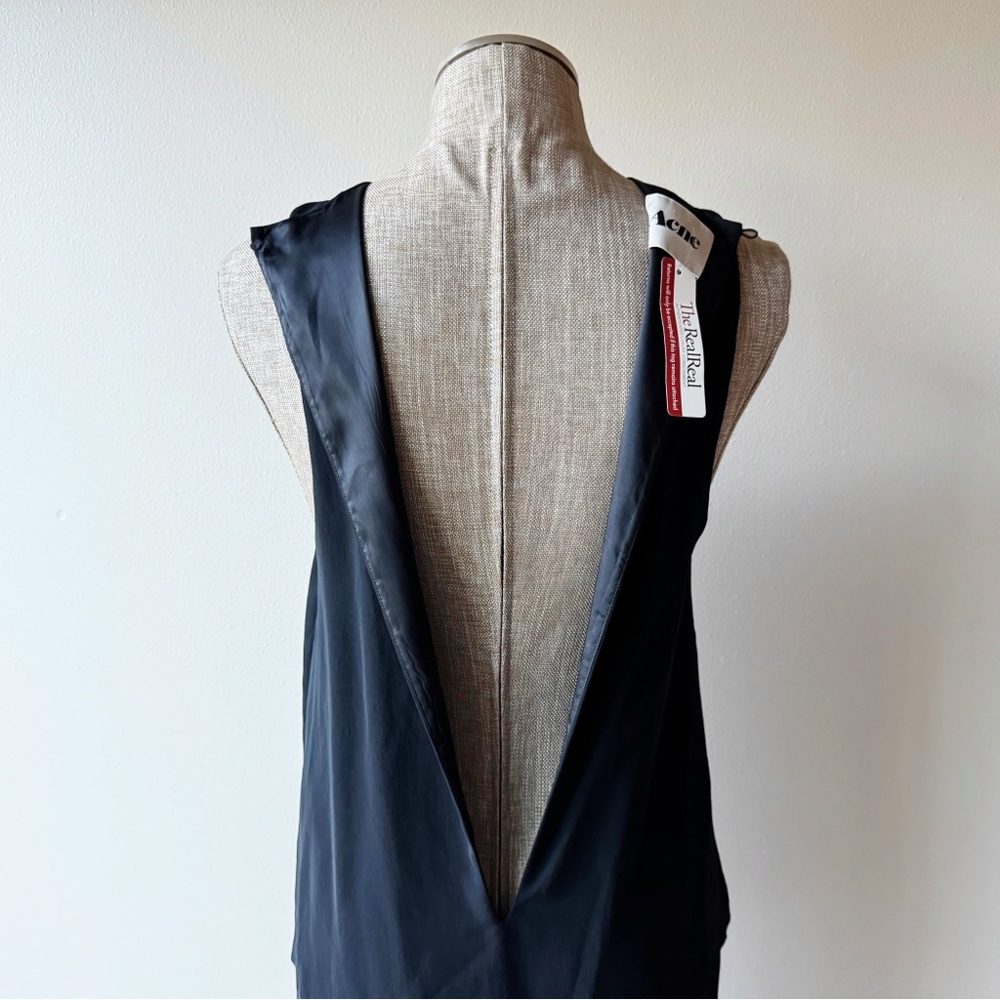 Acne Studios Black Layered Column Dress - Picture 13 of 16